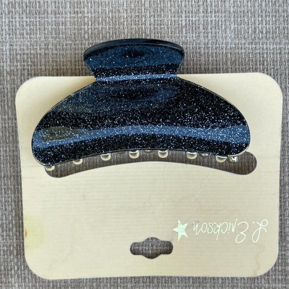 L.Erickson Women Hair Clip Black Jaw Clip Hair Accessory New with defect - Picture 10 of 10